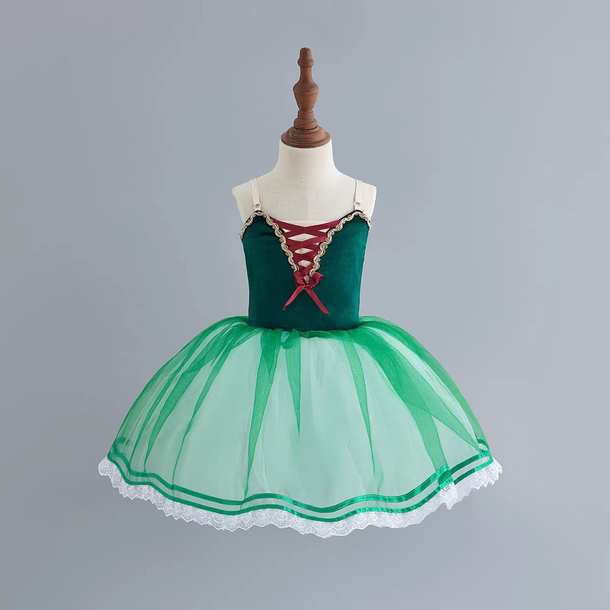 儿童芭蕾舞裙演出服儿童比赛舞蹈服蓬蓬裙儿童tutu裙芭蕾表演服 - 图3