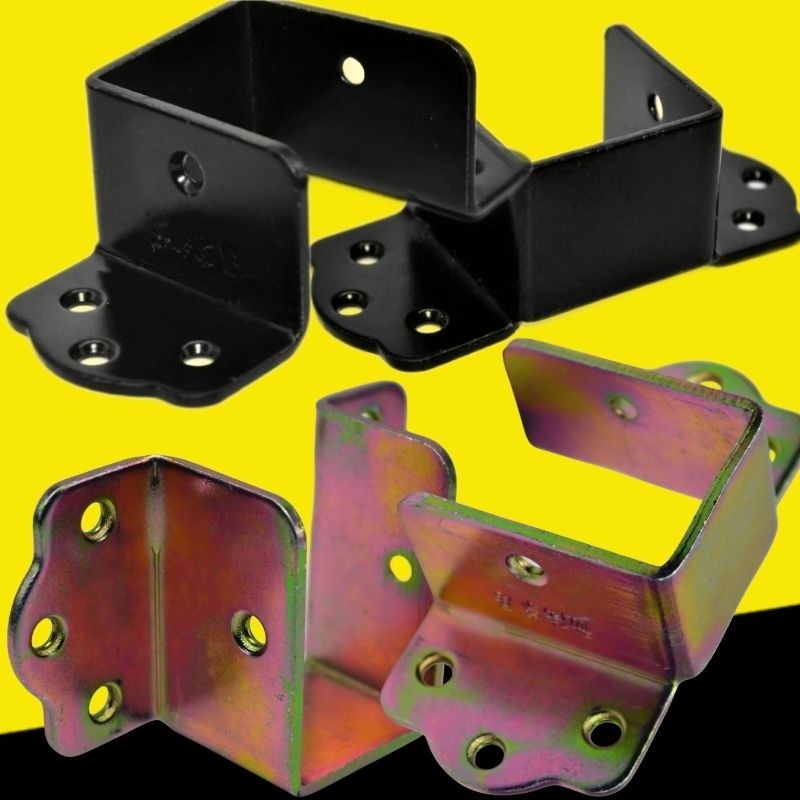 2.5mm加厚固定木床托横梁关铰方管U形耳朵角码家具连接挂扣钩配件 - 图2