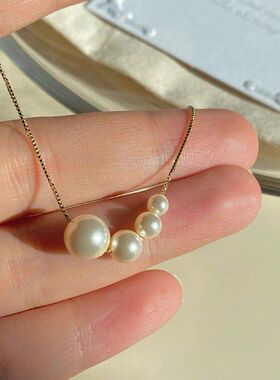 白月光珍珠项链配饰女款2026新款