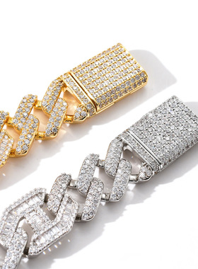 ICEBLING欧美满钻古巴手链