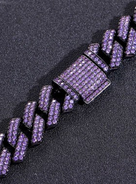 ICEBLING紫色古巴手链