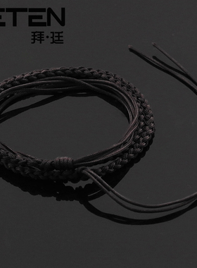 项链绳手工编织吊坠翡翠玉佩挂绳