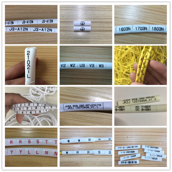 Print custom processing wire photovoltaic number tube