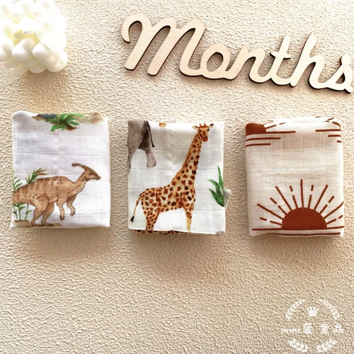 Детский двухэтажный марлевый носовой платок, хлопковый слюнявчик, детское полотенце, влажные салфетки для умывания