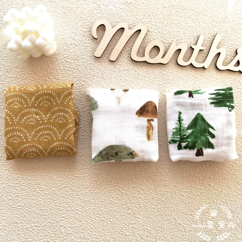 Детский двухэтажный марлевый носовой платок, хлопковый слюнявчик, детское полотенце, влажные салфетки для умывания