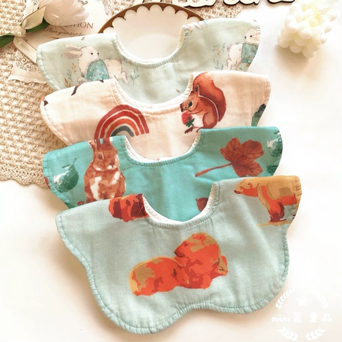 Детский нагрудник, защитный марлевый слюнявчик подходит для мужчин и женщин для девочек