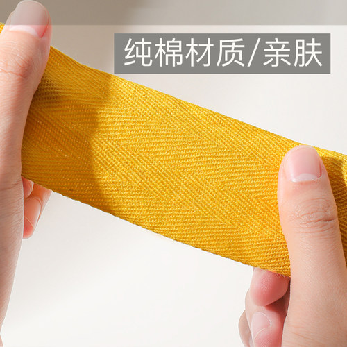4/5厘米宽彩色人字带衣服滚边条全棉织带diy绑腿捆扎带布料宽包边 - 图1