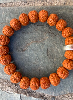 小金刚菩提单圈手串 爆肉纹原籽 男女生肖手串