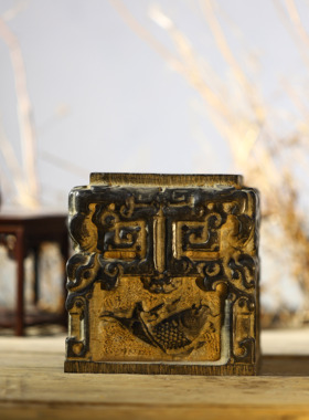 晋青堂手工青石石雕整石浮雕摆件