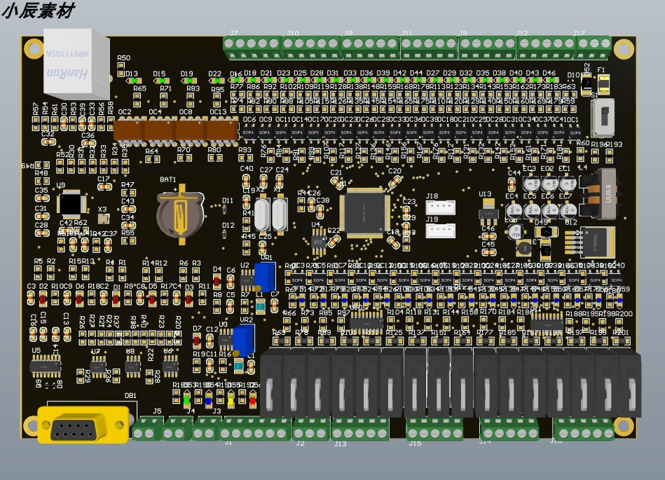 STM32F103仿三菱PLC方案 Fx3U源码V10.0+PCB源文件+原理图(PDF) - 图0