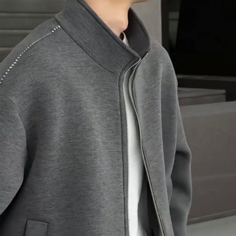 秋季美式潮牌重磅太空棉休闲运动套装男士百搭夹克卫衣卫裤两件套,淘宝优惠券,粉丝福利购,淘宝优惠卷