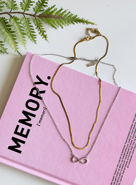 男女百搭项链轻奢设计感
