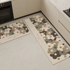 Kitchen home floor mats, water-proof and oil-proof diatom mud carpets, long mats, door mats, anti-slip door mats for foot rubbing
