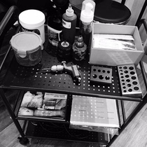 Multifunctional Tattoo Bench Trolley Beauty Workcart Tool Car Shelve to Stab Art Tattoo equipment
