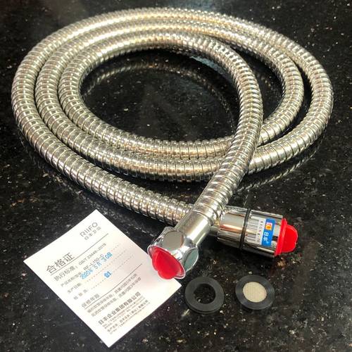 日丰花洒软管淋浴喷头软管热水器不锈钢淋雨莲蓬头连接水管子配件 - 图3