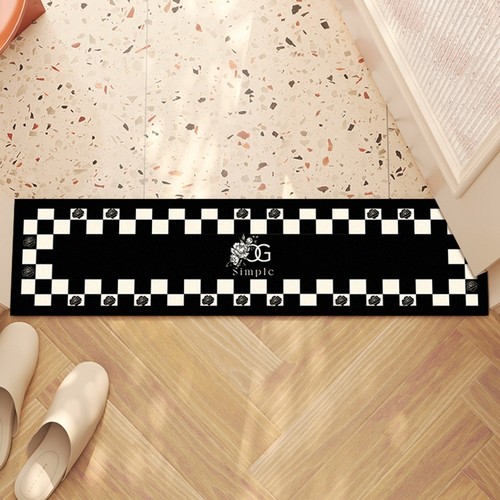 门槛石地垫进门门口超窄长条地毯入户门浴室卫生间硅藻泥吸水脚垫 - 图1