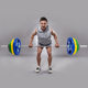 Linuo PU barbell hand grip home fitness equipment