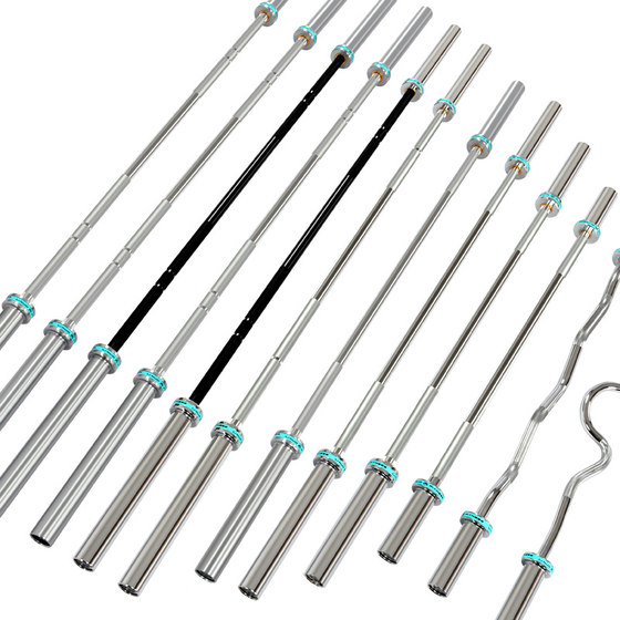 Copper sleeve bearing barbell bar for Linuo competition weightlifting Olympic bar