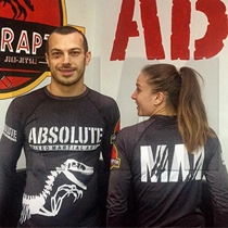 Spot Lachlan Giles with the same Brazilian Johan MMA Tight Clothing Anti-Wear MA1 Long sleeves