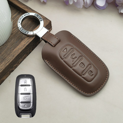 适用后配改装KD智能卡子机遥控包MAX车钥匙套ZA27克莱斯勒款扣皮 - 图1