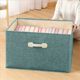Foldable large household fabric clothes storage box