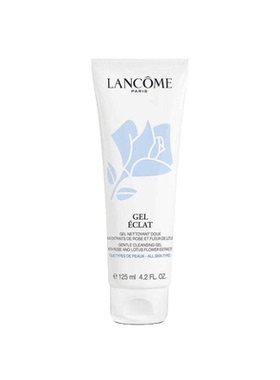 Lancome兰蔻洗面奶蓝色粉色清莹柔肤洁面乳125ml深层清洁温和控油