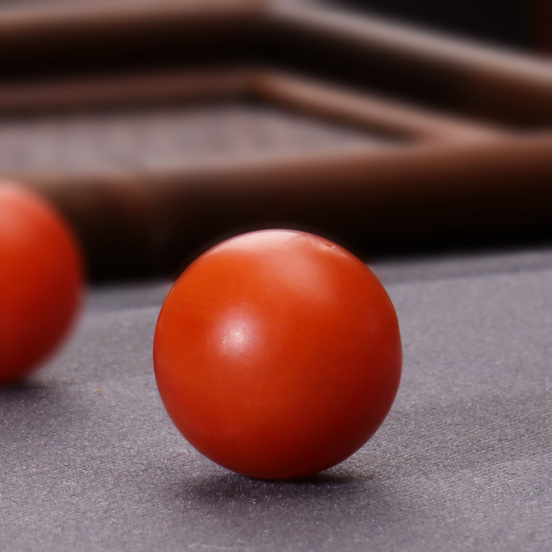 原矿保山南红散珠玛瑙圆珠子满肉柿子红老矿磨砂质感单珠顶珠配珠,淘宝优惠券,粉丝福利购,淘宝优惠卷