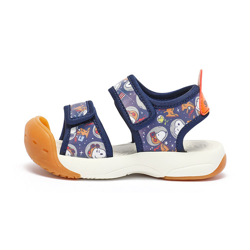 史努比儿童凉鞋男童包头凉鞋夏季新款小童防滑宝宝机能鞋子1-6岁3 - 图3