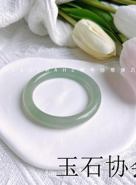 原创精选高端东陵玉色手镯夏季汉服配饰显白玉手镯送妈妈送礼物