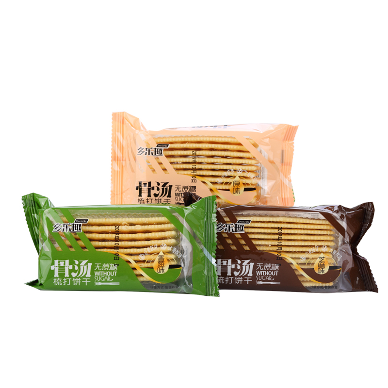 原味芝麻香葱味苏打饼干零食包邮 1500g 多乐趣骨汤无蔗糖梳打饼干 原味芝麻香葱味苏打饼干零食包邮 1500g 多乐趣骨汤无蔗糖梳打饼干