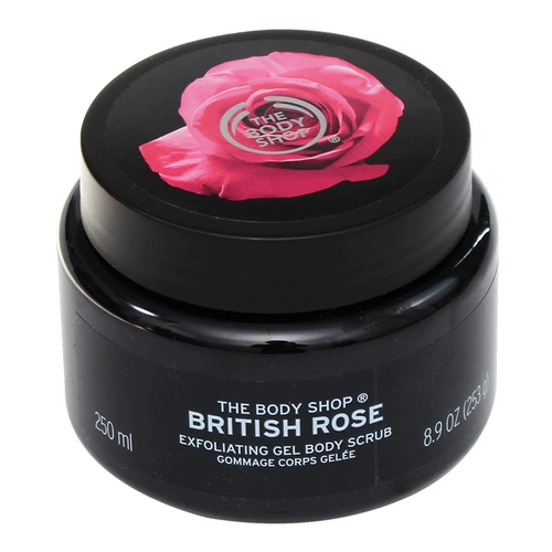 Питательный мягкий отшелушивающий скраб для тела с розой в составе, 250 мл