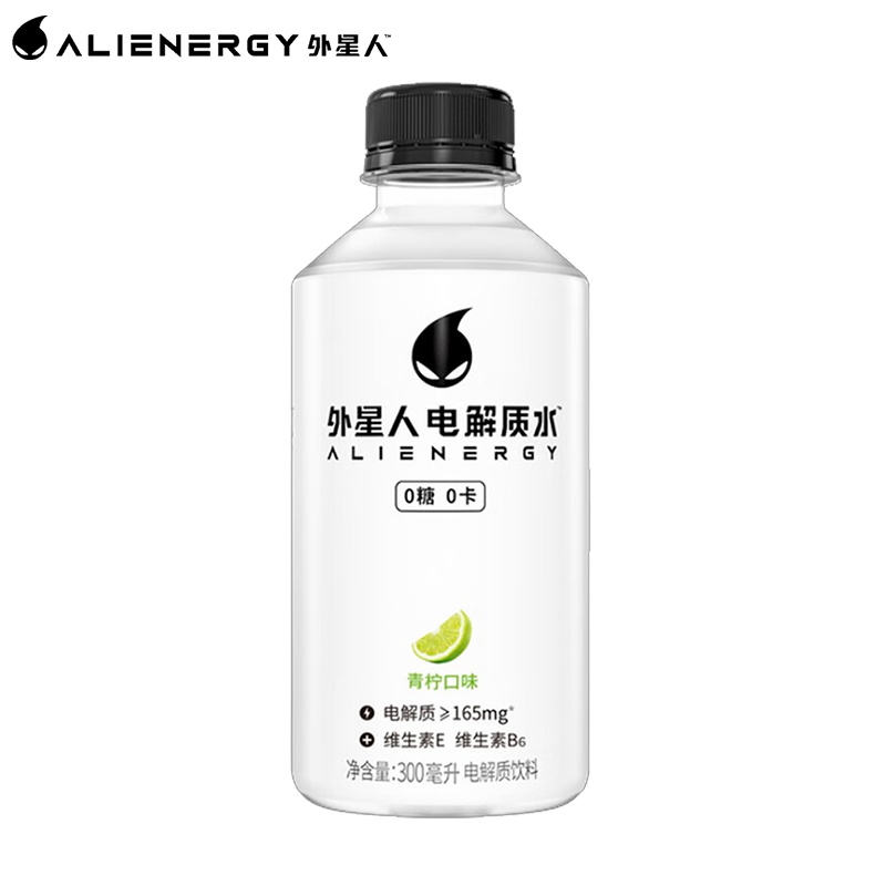 外星人电解质水饮料荔枝海盐青柠味整箱300ml*15瓶迷你电解质饮料 - 图0