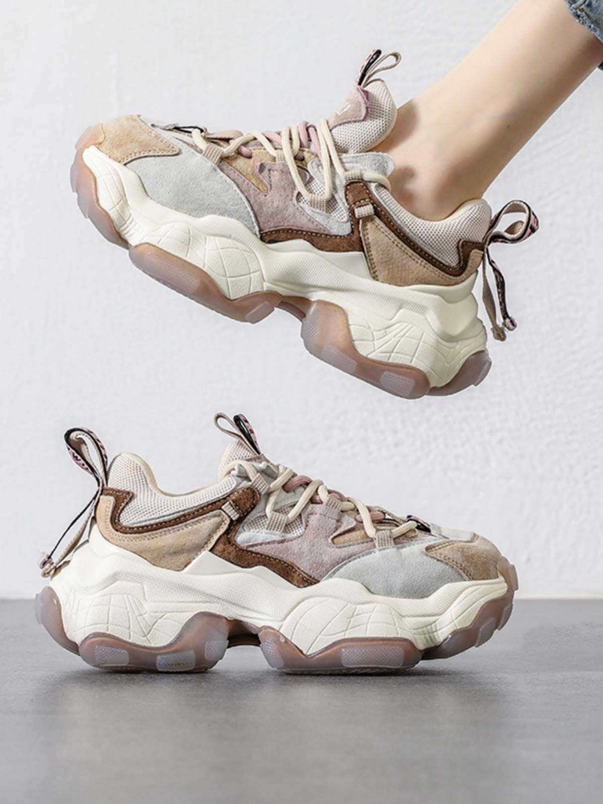 Heartthrob 增高老爹鞋女小众春季新款百搭鞋子女休闲厚底运动鞋,淘宝优惠券,粉丝福利购,淘宝优惠卷