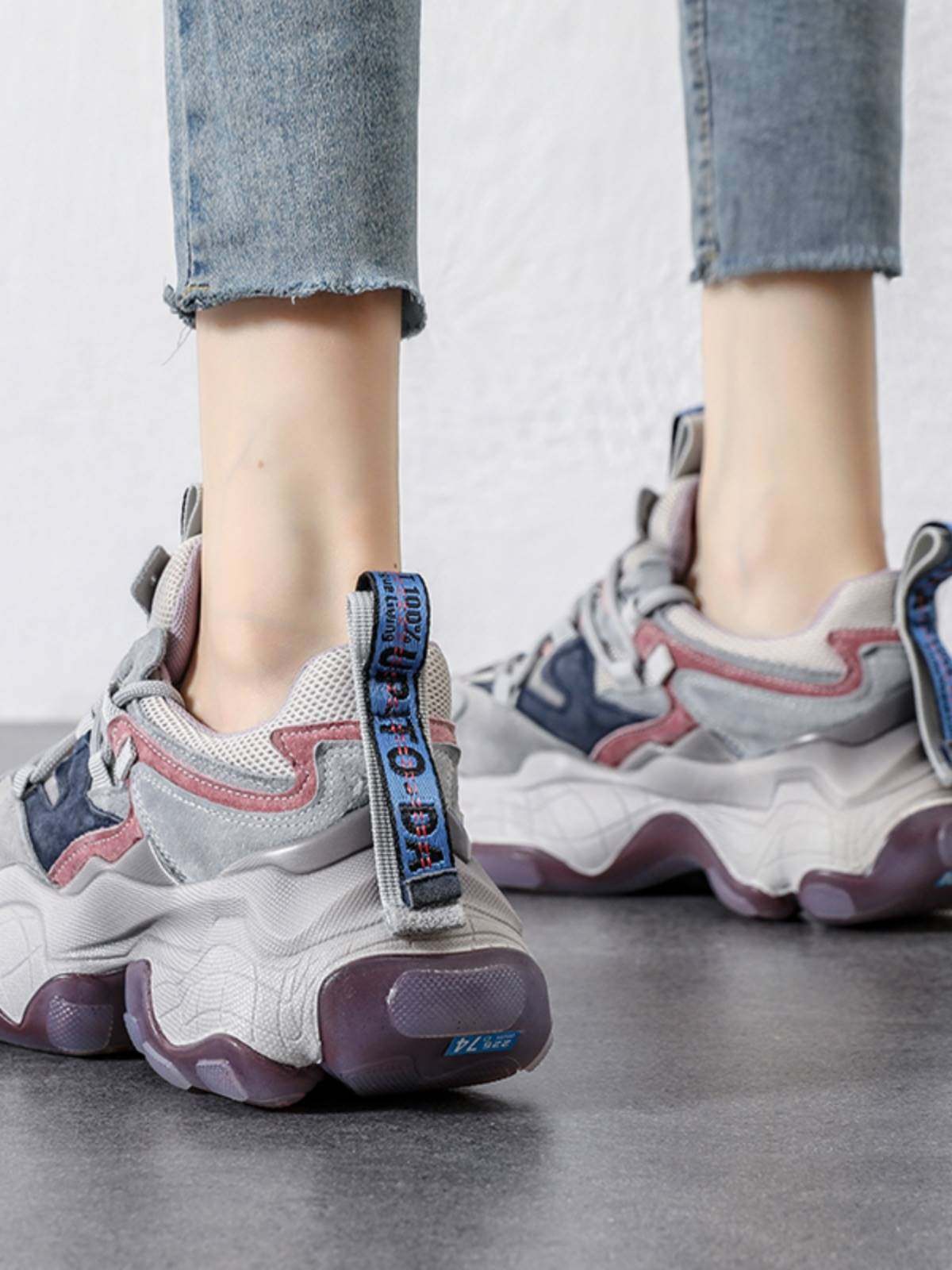 Heartthrob 增高老爹鞋女小众春季新款百搭鞋子女休闲厚底运动鞋,淘宝优惠券,粉丝福利购,淘宝优惠卷