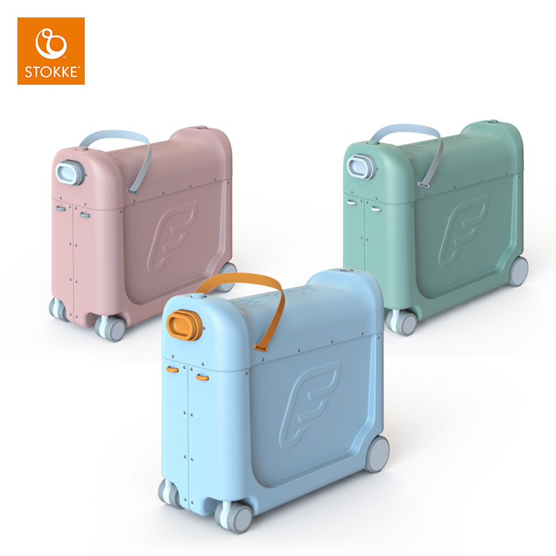 挪威STOKKE Jetkids bedbox多功能儿童旅行箱机舱床行李箱骑行-图0