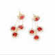 Other Japanese and Korean silver needle women's rhinestone style earrings