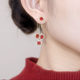 Other Japanese and Korean silver needle women's rhinestone style earrings
