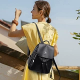 Рюкзак, летняя модная вместительная и большая сумка через плечо для путешествий, из натуральной кожи, коллекция 2021