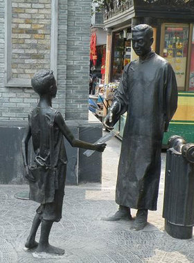 邮筒民国复古玻璃钢雕塑小品