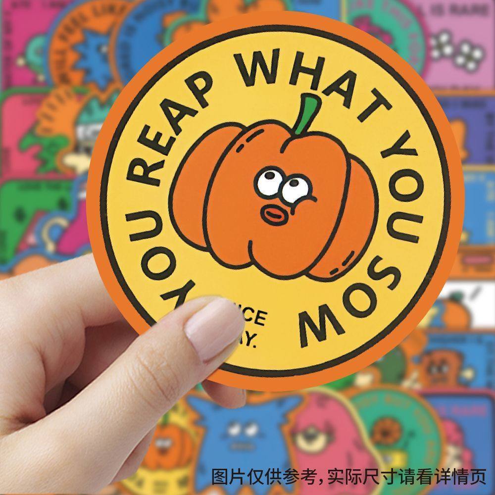 古怪创意涂鸦头像贴纸卡通动画艺术复古素材贴画diy装饰不干胶图,淘宝优惠券,粉丝福利购,淘宝优惠卷