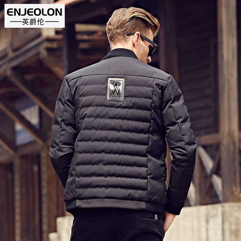 英爵伦 2018新款流行 男士冬季棉衣 冬装外套棉