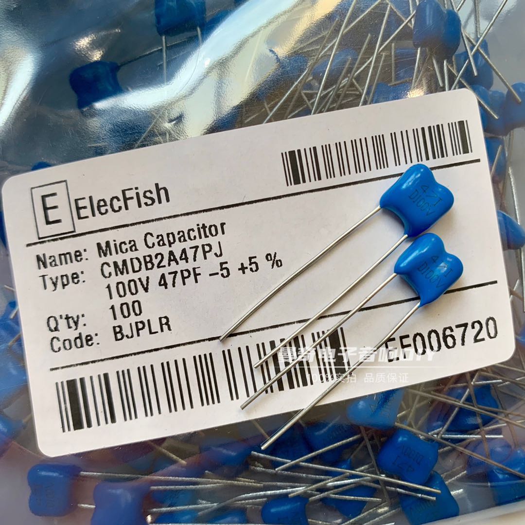 ELECFISH精密银云母电容 47P 56P 68P 82P 100V-1000PF全系列CMDB-图0