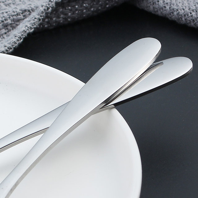 Stainless steel spoon creative household round spoon soup spoon soup raw