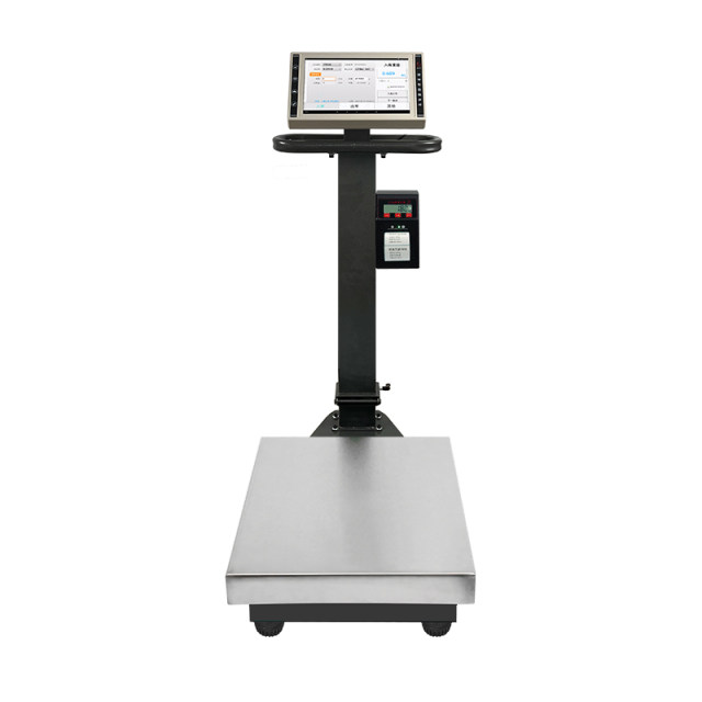 Invoicing electronic scale statistical information label printing scale