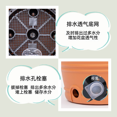 爱丽思大号塑料花盆庭院大口径仿陶瓷特大号落地庭院种树盆 - 图1