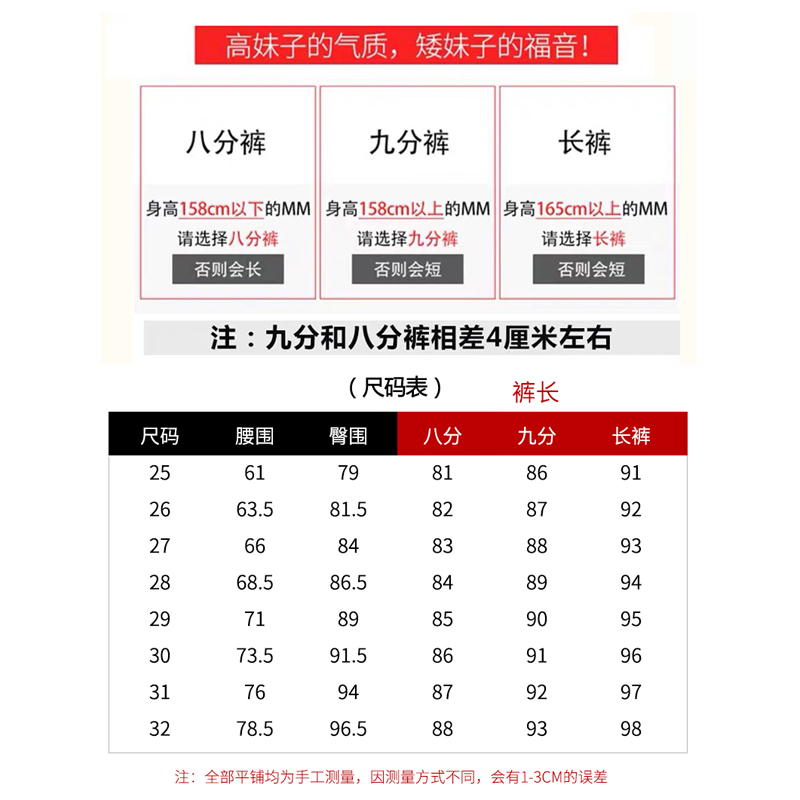 高腰烟管蓝灰色牛仔裤女秋冬2022百搭九分显瘦加绒小直筒裤ins潮-图3