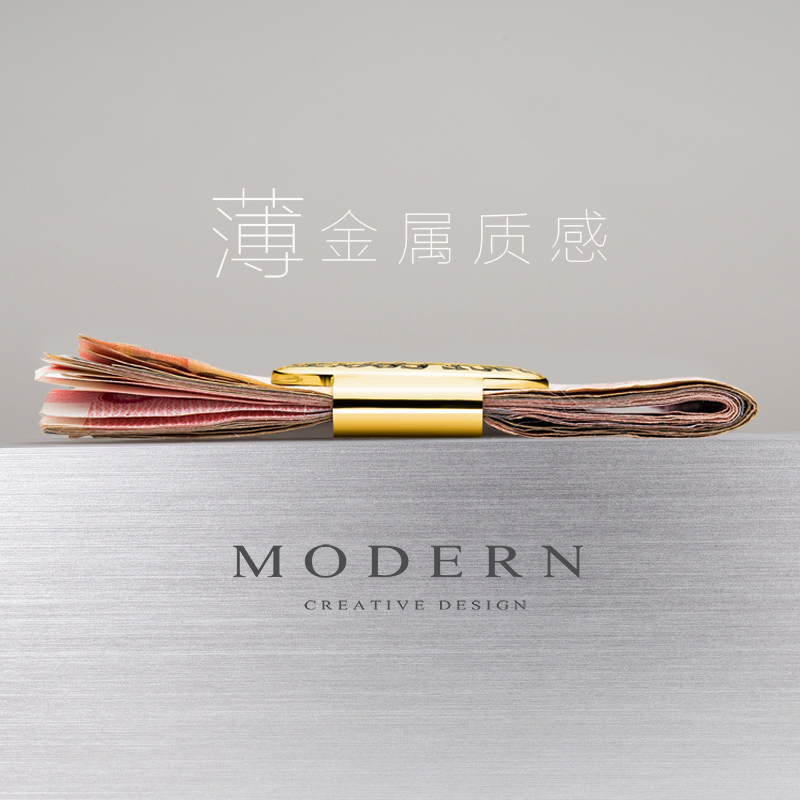 德國Modern的ALICE COOPER骷髏錢夾 金屬錢夾 創意錢夾