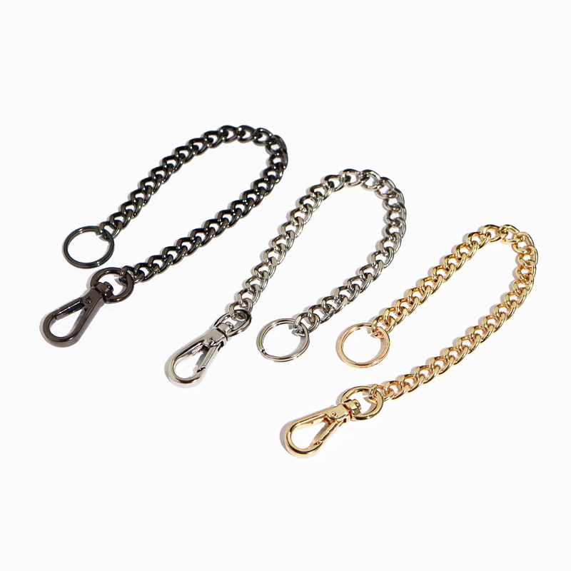 DIY6mm包挂饰链配件挂件金属扣浅金双层圈布偶玩具链条毛球配链,淘宝优惠券,粉丝福利购,淘宝优惠卷