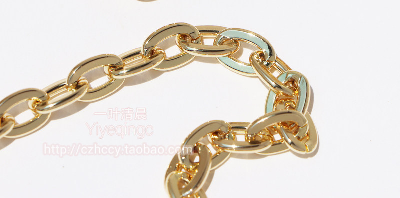 手机壳链条银色浅金色8mm金属链扁O形提手链 装饰链条小包 包带链,淘宝优惠券,粉丝福利购,淘宝优惠卷