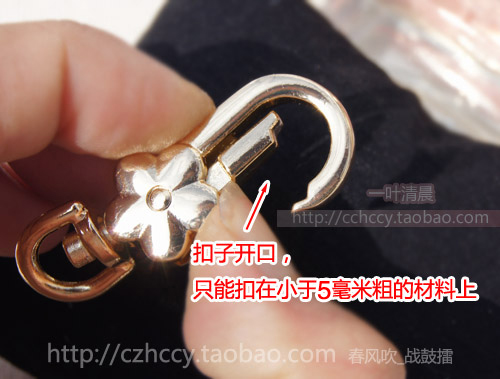 DIY 高品质浅金色/银色可爱花朵扣子狗扣肥扣金属包挂扣饰品扣